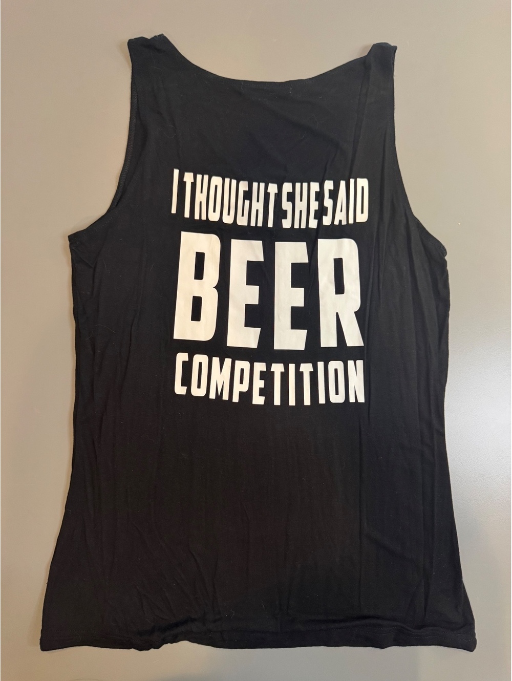 Beer Competition Tank Top - Perfect for Cheer Moms, Funny